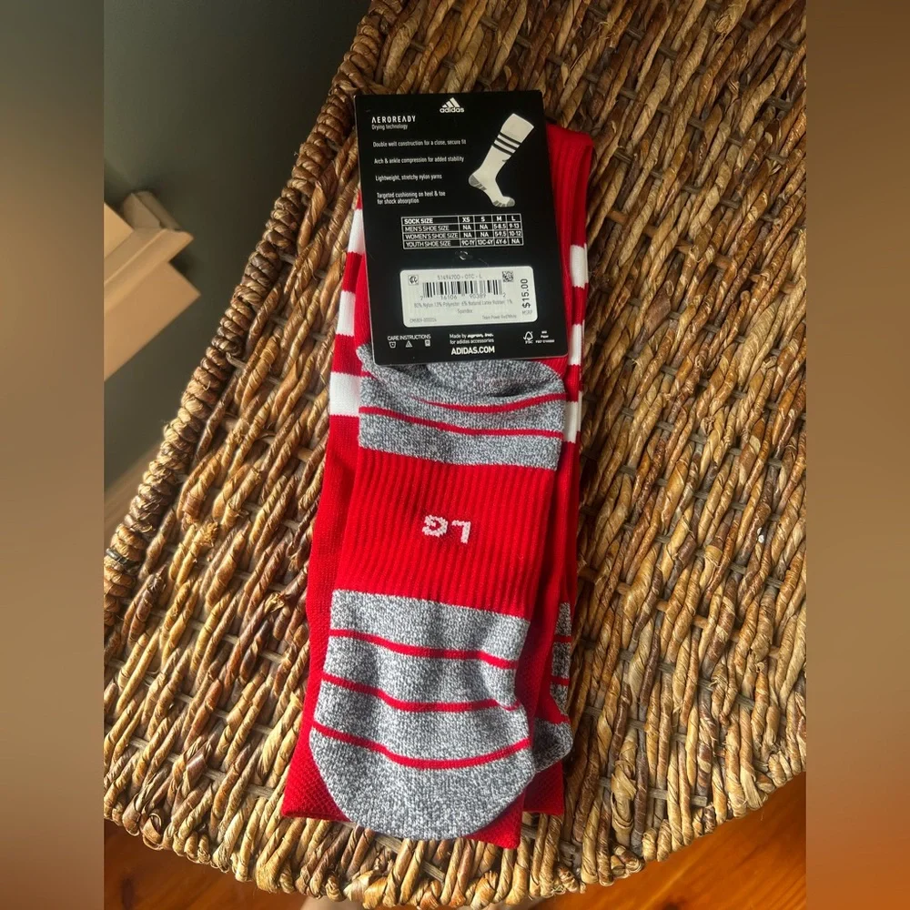 NWT Adidas men’s soccer socks L